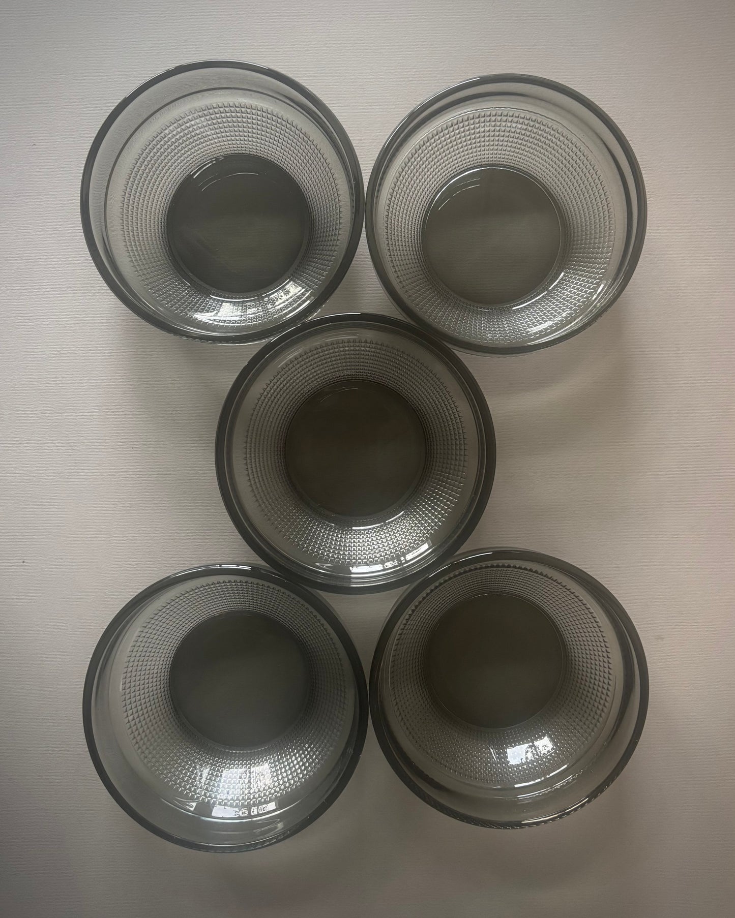 Cuencos Vineta de Kjell Blomberg para Gullaskruf, Suecia (Juego de 5)