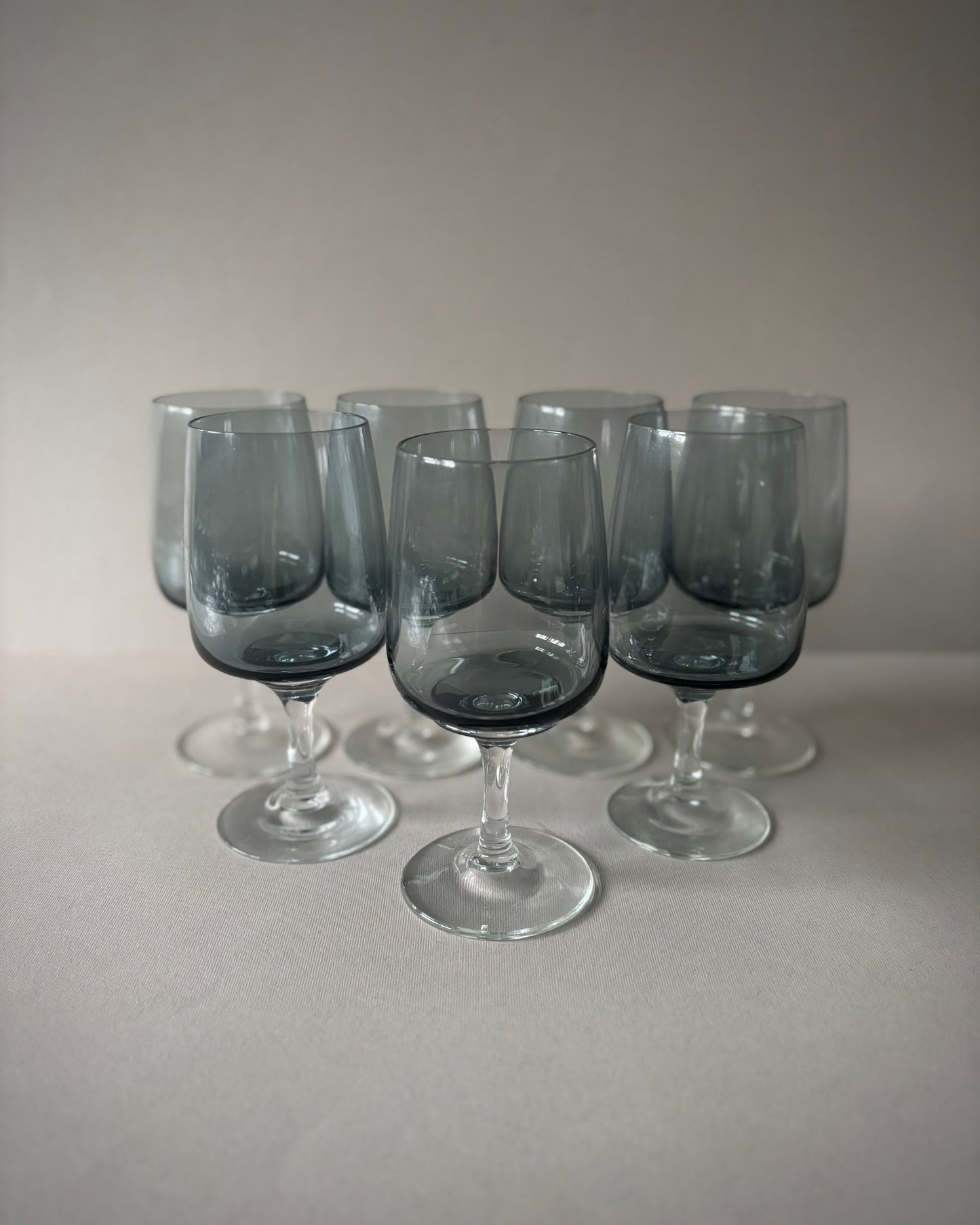 Atlantic Beer Glasses Set 7pc Per Lütken Holmegaard Denmark