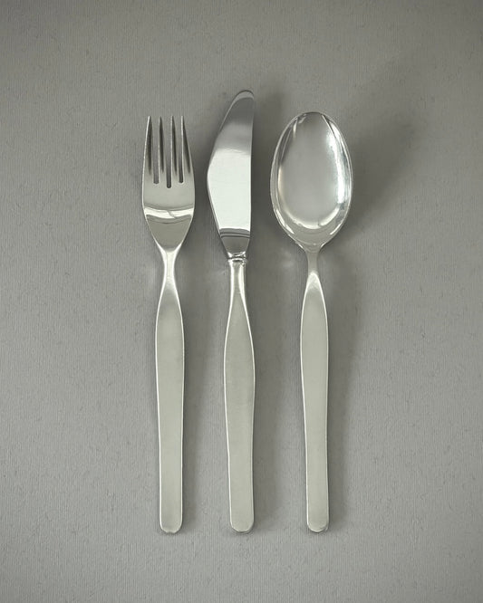 Tapio Cutlery Set by Tapio Wirkkala for Hopeakeskus Finland 1950s