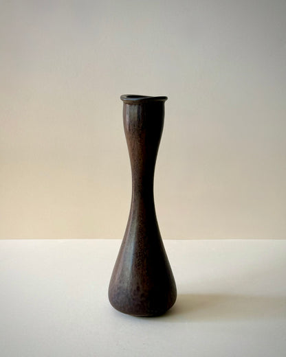 Rörstrand AUG matte stoneware vase by Gunnar Nylund, front view