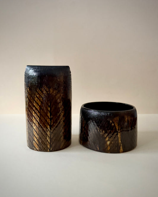 Ingrid Atterberg Sacra Ceramic Pair for Upsala-Ekeby, Sweden