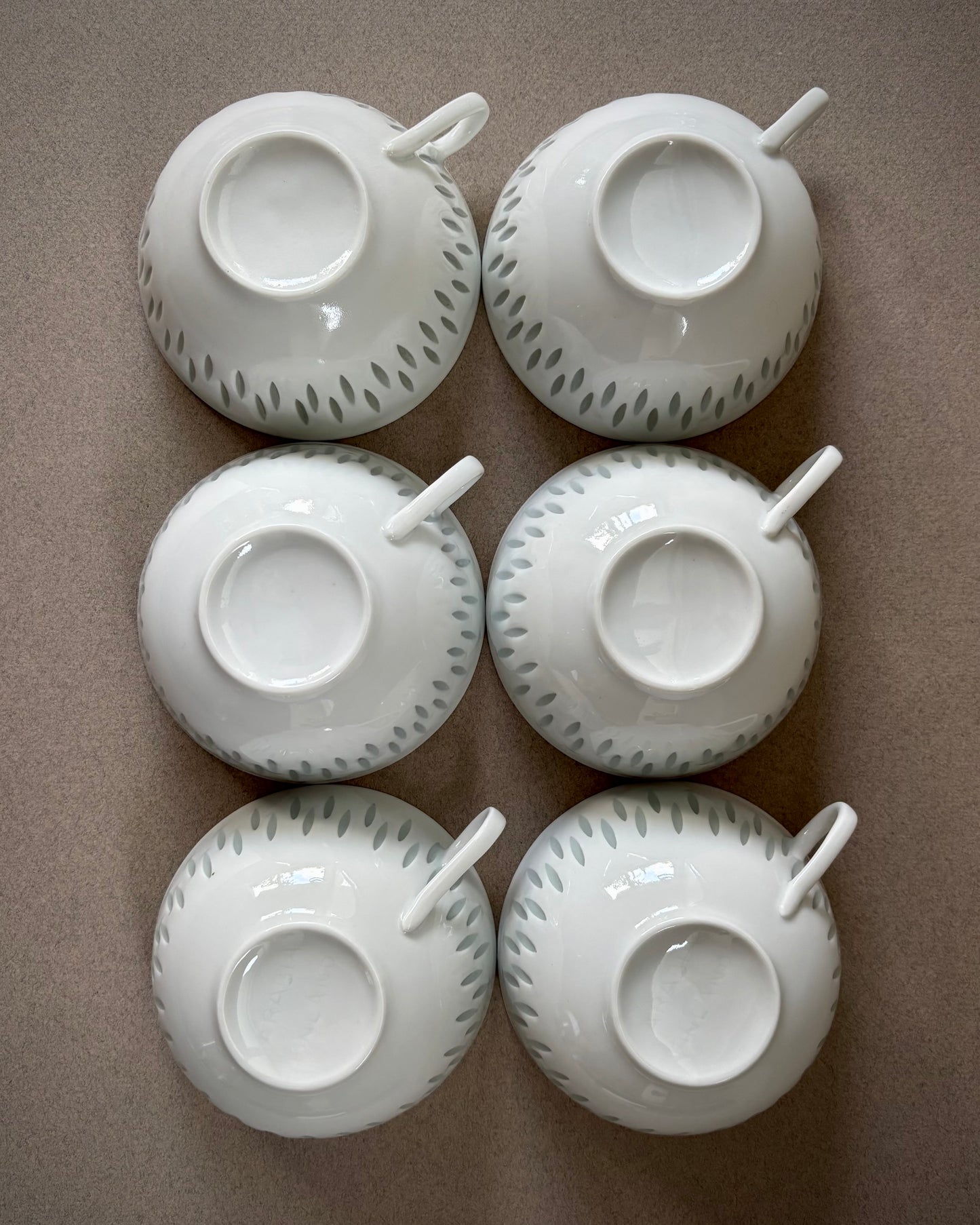 Service à thé en porcelaine de riz – Friedl Holzer Kjellberg pour Arabia Finlande