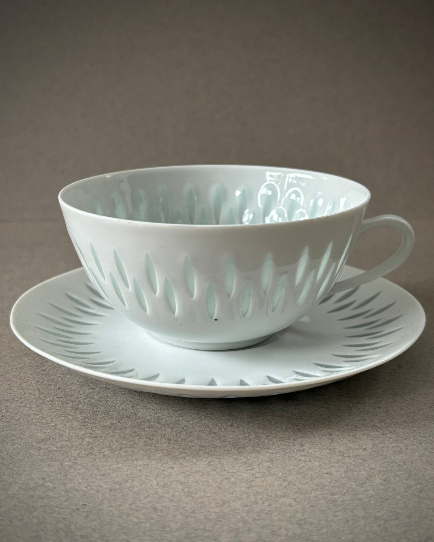 Service à thé en porcelaine de riz – Friedl Holzer Kjellberg pour Arabia Finlande