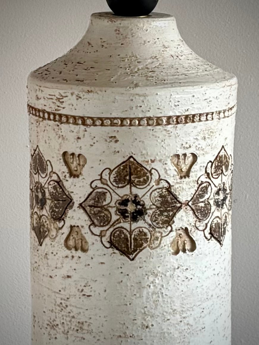 Ceramic Lamp Base – Bitossi for Bergboms, Italy / Sweden, 1960s