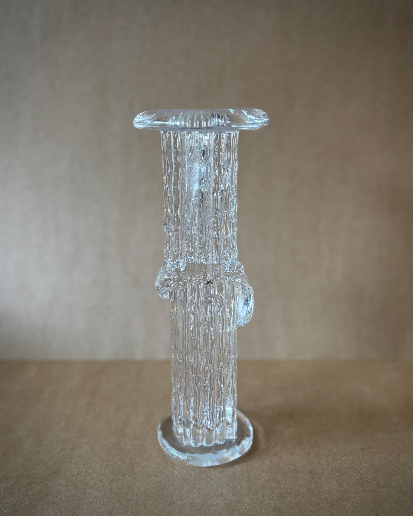 Rurik Candleholder by Göran Wärff for Kosta Boda Sweden 1970s
