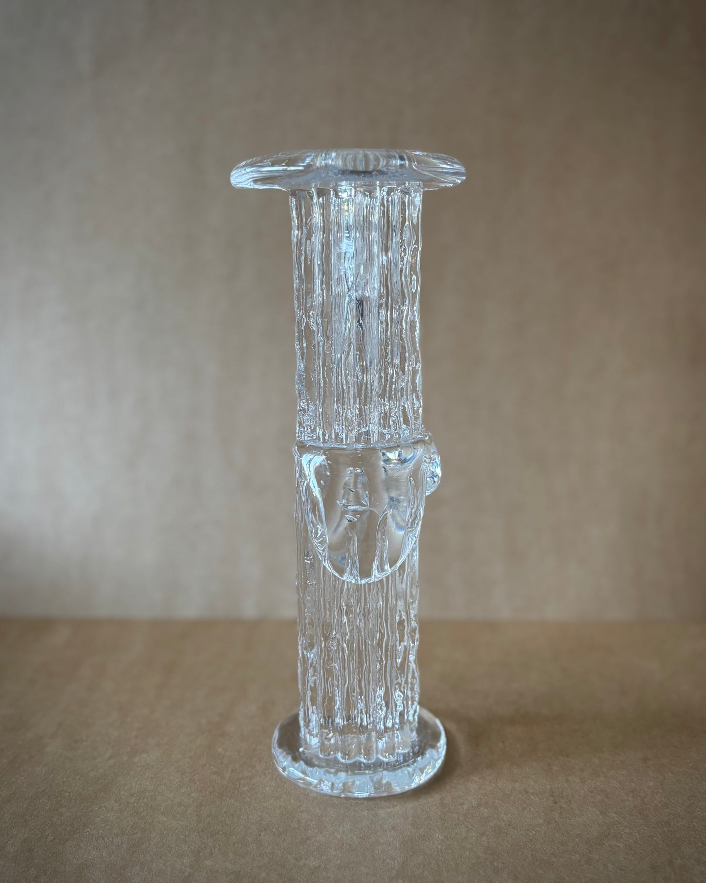 Rurik Candleholder by Göran Wärff for Kosta Boda Sweden 1970s