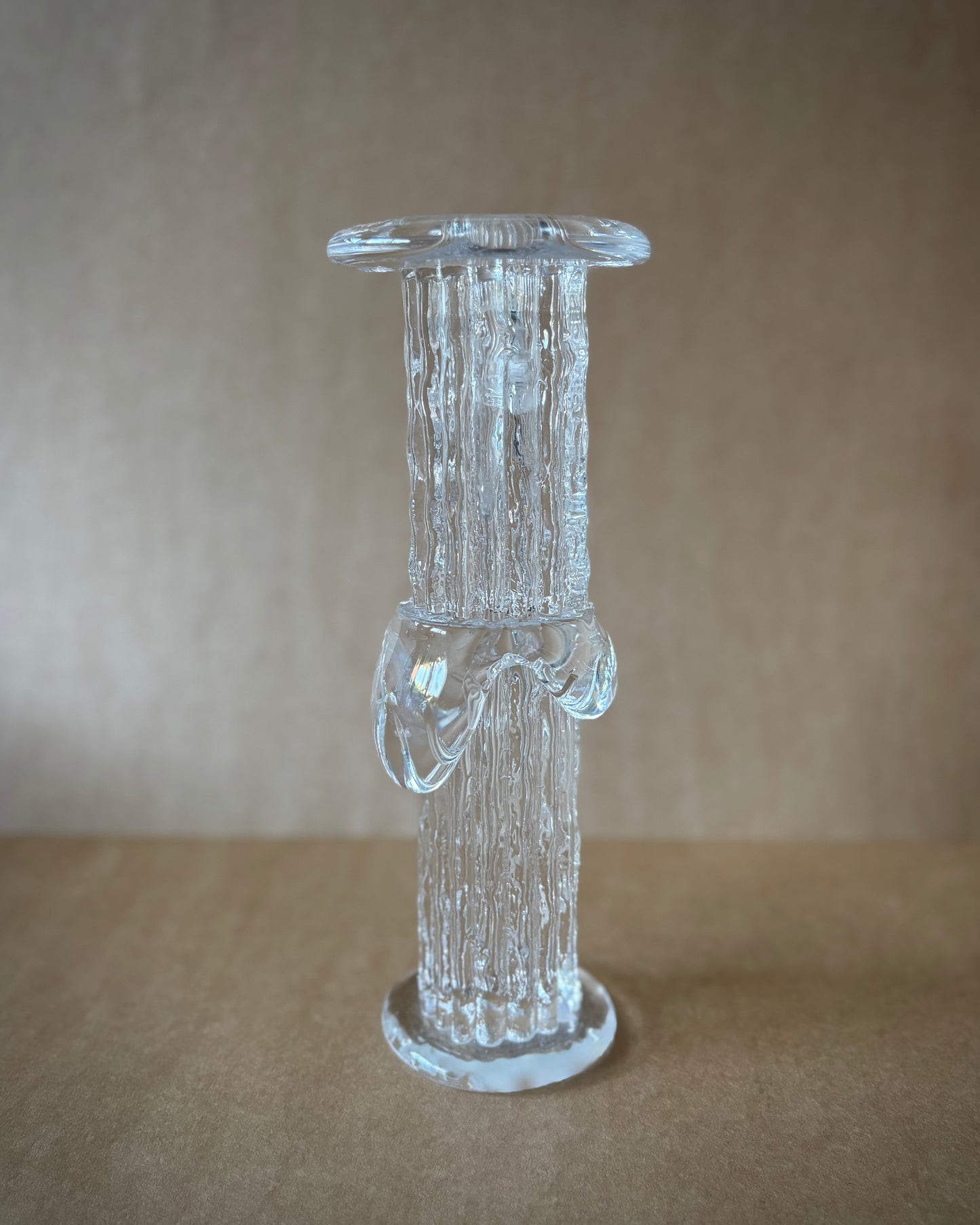 Rurik Candleholder by Göran Wärff for Kosta Boda Sweden 1970s