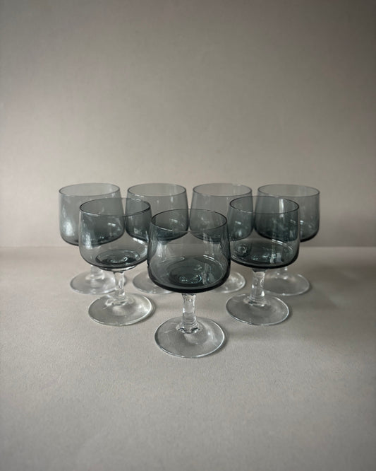 Atlantic White Wine Glasses Set 7pc Per Lütken Holmegaard