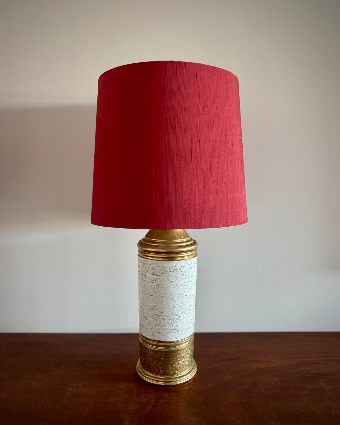 Bergboms Table Lamps Bitossi Ceramic Italy Sweden 1970s Pair