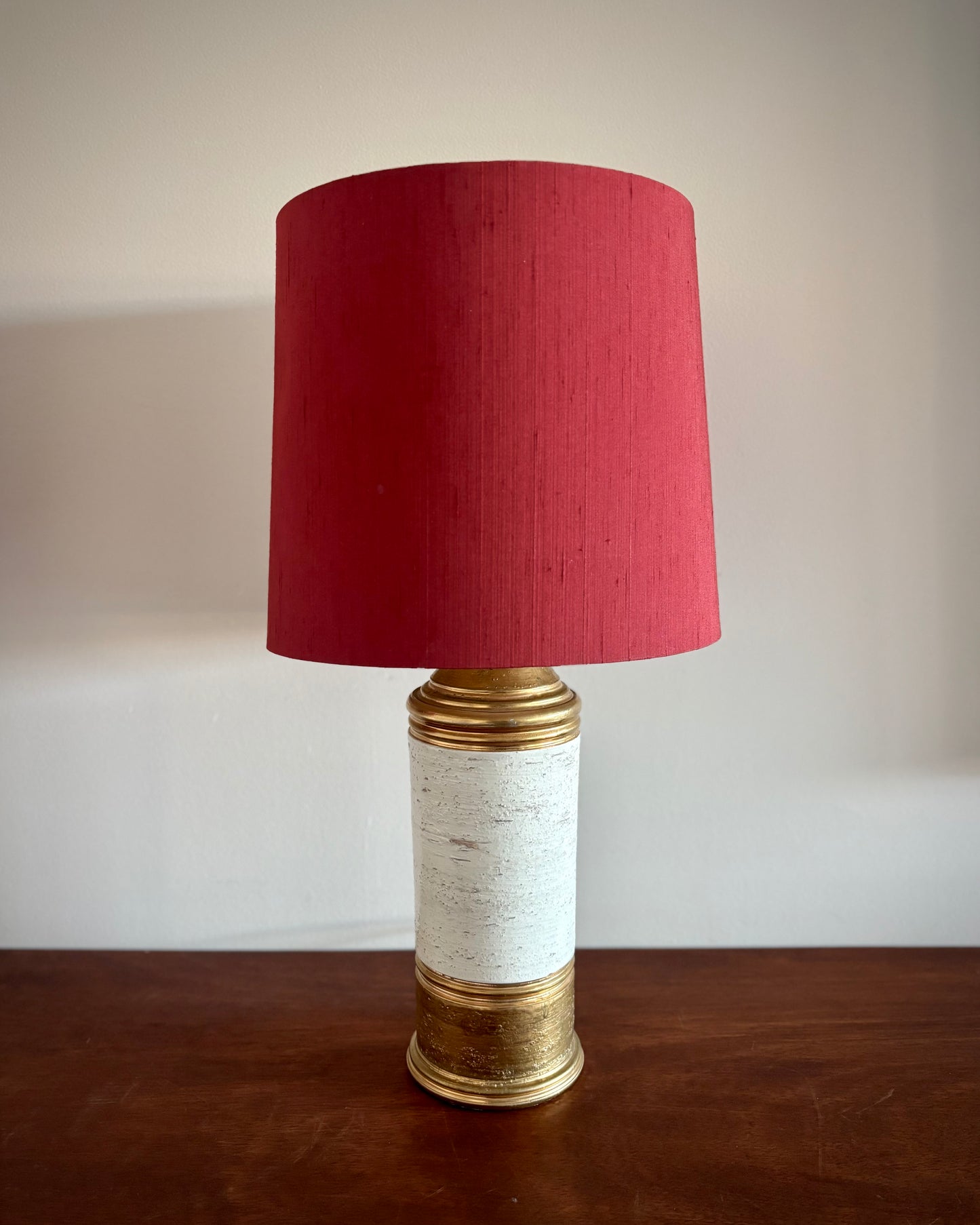 Bergboms Table Lamps Bitossi Ceramic Italy Sweden 1970s Pair