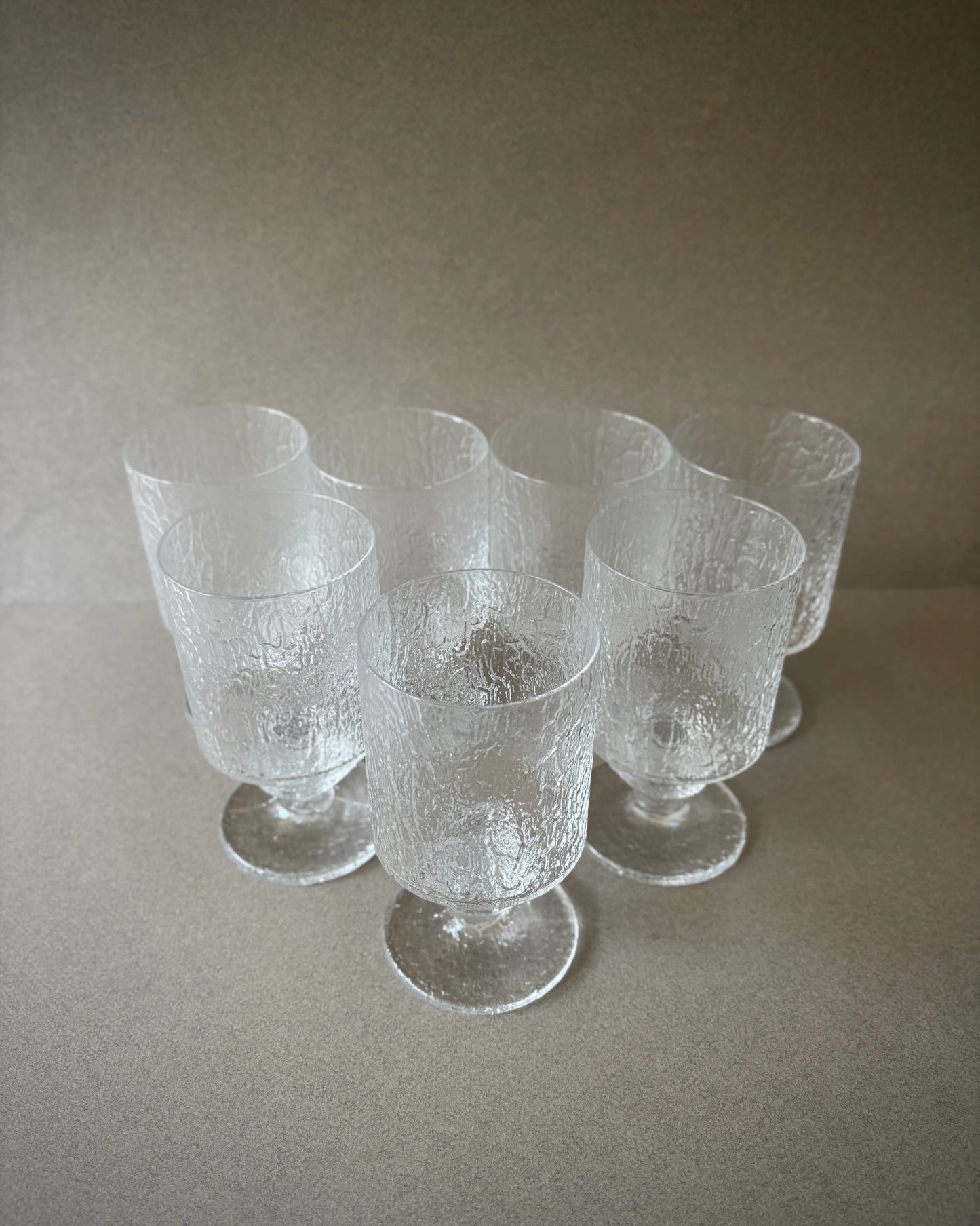 Senaattori Glasses by Timo Sarpaneva for Iittala Finland 1970s Set of 7
