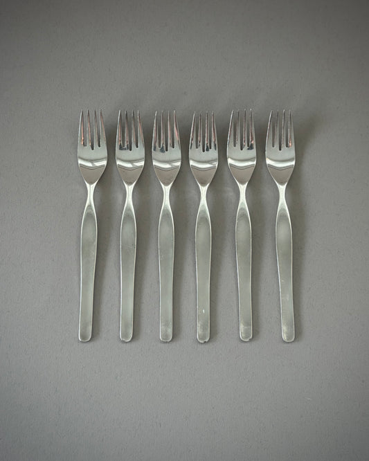 Tapio Cutlery Set by Tapio Wirkkala for Hopeakeskus Finland 1950s