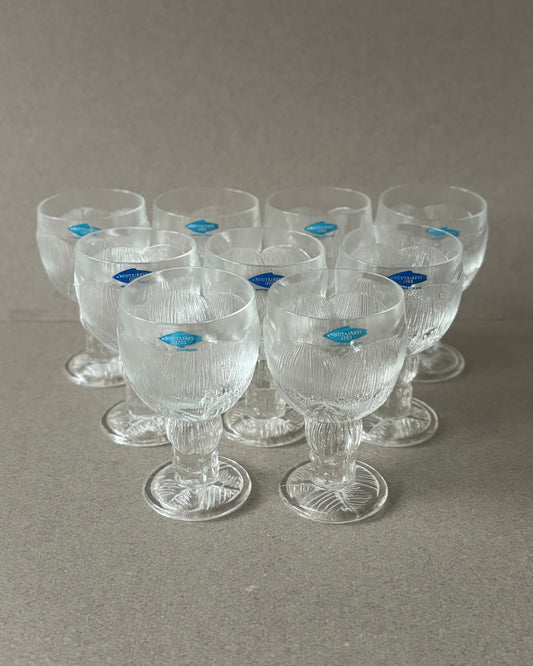 Pioni Liqueur Glass by Oiva Toikka for Nuutajärvi Finland Set of 9