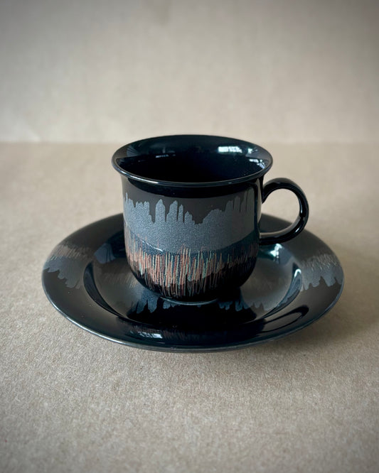 Aurora Borealis Espresso Set Markku Metsämäki Arabia Finland