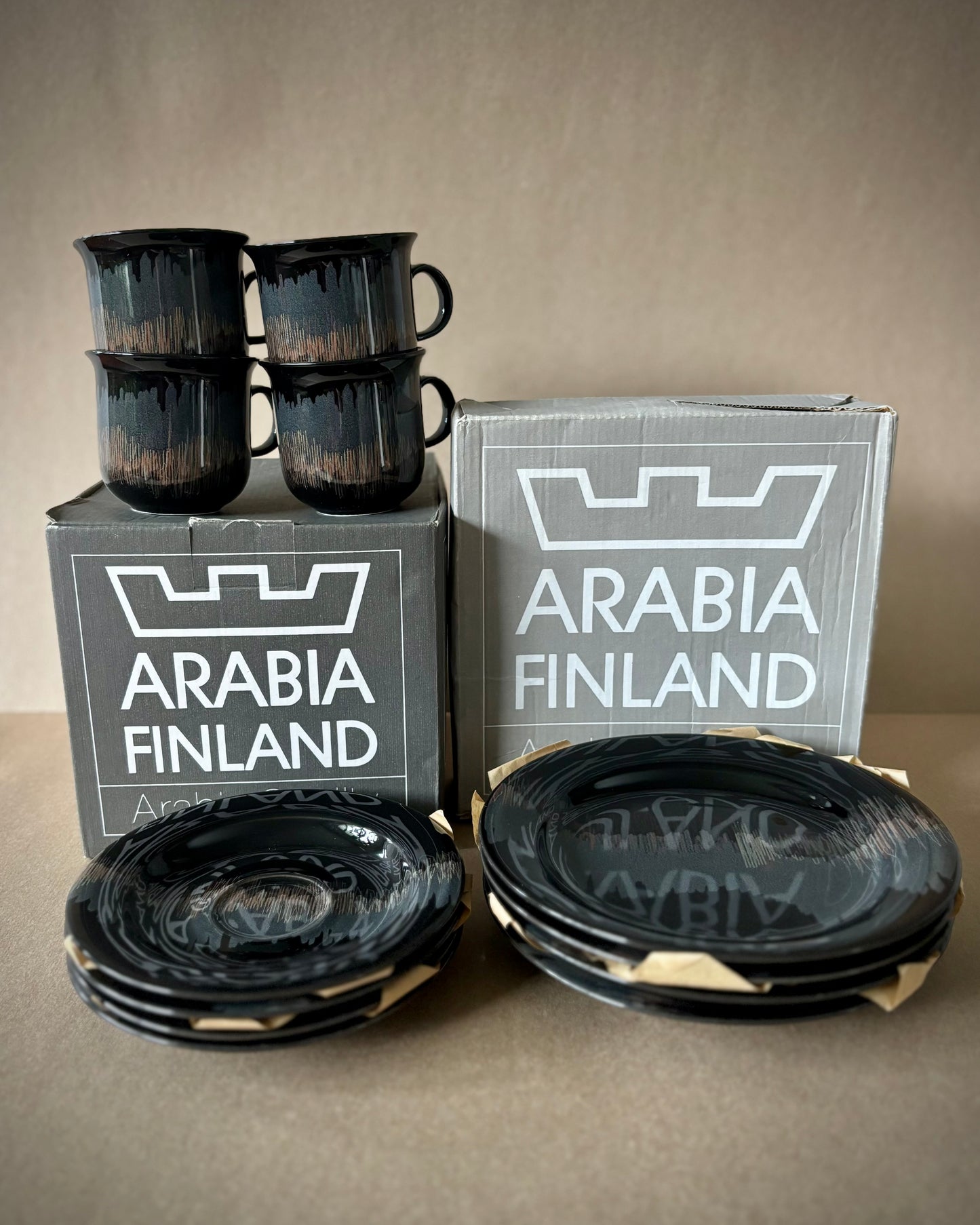 Service à expresso Aurora Borealis Markku Metsämäki Arabia Finlande